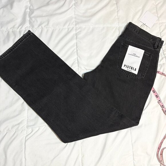 Pistola | Cassie Super High Rise Straight in Night Shade Distressed - Picture 2 of 9